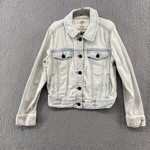Tucker+Tate girls denim jacket light wash blue size small 7/8